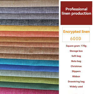 Tela <span class=keywords><strong>de</strong></span> Lino Catiónico <span class=keywords><strong>de</strong></span> Tono Sólido Moderno, Ideal para Tapicería <span class=keywords><strong>de</strong></span> Sofás, Fabricación <span class=keywords><strong>de</strong></span> Cojines, Almohadas y Fundas <span class=keywords><strong>de</strong></span> Almacenamiento - Product Image 2