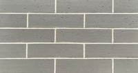 Revêtement mural en briques flexibles MCM, ultra-mince, gris, OEM ODM, fabricant pour revêtement de façade extérieur et intérieur