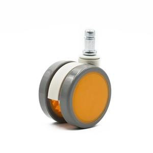 Contemporary 11 * 22mm 60mm PU Caster <b>Wheels</b> <b>Replacement</b> For Office Chair General Furniture And Hospital Furniture - Product Image 1