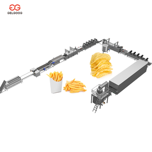 3000Kg por hora, patata turca, freír automáticamente <span class=keywords><strong>patatas</strong></span> fritas y <span class=keywords><strong>patatas</strong></span> fritas totalmente automáticas, línea de producción hecha de material Sus304 - Product Image 1