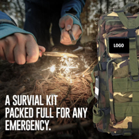 Kit de survie en cas de catastrophe, kit de survie en cas d'inondation à domicile, avec radio, kit d'urgence, batterie externe pour la préparation aux catastrophes, XL
