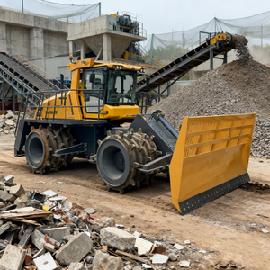 Compacteur de déchets XH285IV de 28,2 tonnes, rouleau vibratoire lourd, moteur à commande électronique haute puissance L9, marques haut de gamme - Product Image 5