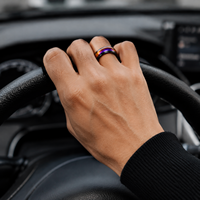 Bague d'humeur thermochromique en acier inoxydable noir personnalisée JLM Wholesale, bague changeante de couleur selon les émotions, bijoux de mode