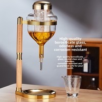 Japanse restaurant-stijl sake-accessoires minimalistisch design ijswijnkan wijnkoeler druppeltype wijnverwarmer kraan wijnbeluchter