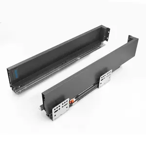 ROEASY Slim Box System Kitchen Cabinet <strong>Drawer</strong> Slide System Telescopic Slide Rail Guide Rail Slim Box - Product Image 1