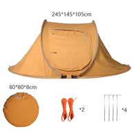 Tente de camping dans le désert pour 1-2 personnes, abri portable en coton pliable