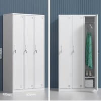 Casier en acier pour l'école et l'hôpital, armoire de rangement pour vêtements de personnel de salle de sport avec structure métallique