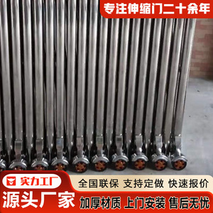Aluminum Alloy Expandable Guardrail 2.5 Mm Thickness 5 Foldable Segments Portable <b>Traffic</b> <b>Barrier</b> With Wheels - Product Image 5