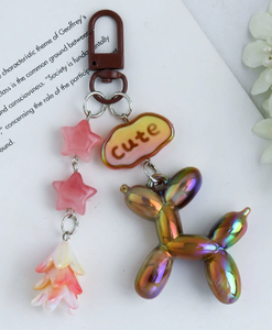 Nouveau 2025 Pendentif Lanière pour Téléphone Portable Marque YY, Porte-clés pour Filles, Léger, Tendance, Forme Cœur, Nœud, Résine Époxy Rose et Blanche - Product Image 4