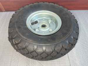 Nouvelles roues en caoutchouc polyuréthane pleines 4.10/3.50-4, anti-crevaison, sans air, avec roulement à billes 5/8, pour chariot à main/chariot de transport, capacité 150 kg - Product Image 4