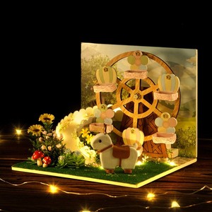 DIY Cabane - <span class=keywords><strong>Ma</strong></span> Scène Miniature - Modèle de Construction Stéréoscopique 3D - Combinaison de Maisons - Cadeau Créatif - Product Image 6