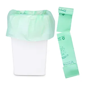 Sacs poubelle biodégradables en PLA, sacs respectueux de l'environnement, sacs poubelle