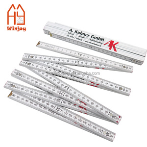 Règle en bois pliable personnalisée <span class=keywords><strong>de</strong></span> 2 m, règle <span class=keywords><strong>de</strong></span> <span class=keywords><strong>charpentier</strong></span> portable et pliable avec échelle métrique pour la construction et le bricolage - Product Image 2
