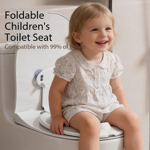 Siège de toilette pliable simple pour enfants, portable et compact pour la maison, universel pour garçons et filles, siège d'apprentissage de la propreté antidérapant - Product Image 2