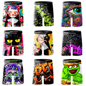 <span class=keywords><strong>Boxers</strong></span> Ethikaed avec logo de marque personnalisé en gros Shorts de sport imprimés Shorts de haute qualité Slips Ethikaes Sous-vêtements pour hommes - Product Image 1