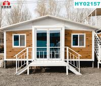 Maison modulaire extensible de 20 pieds, maison portable, conteneur extensible, 3 chambres