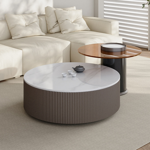 Ý Tối Giản Vòng Cà Phê Và Bàn Trà Sang Trọng Rock Bảng Điều Chỉnh Thiết Kế Cho Nhà Và Căn Hộ Ăn Uống Hiện Đại Đồ Nội Thất - Product Image 5