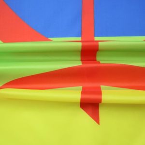 Bandera Amazigh Bereber Personalizada de 3x5 pies, Estilo Volador, Impresión Digital, Material de Poliéster, Bandera Novedosa, Precio Especial para Compras al por Mayor - Product Image 4