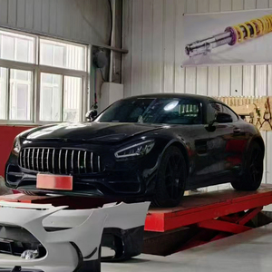 ชุดแต่งรถยนต์ Mercedes-Benz AMG GT ปี 2015-2023 อัพเกรดด้วยไฟเบอร์กลาสและคาร์บอนไฟเบอร์ครึ่งคัน ชุดแต่งตัวถังพร้อมไฟตัดหมอก สเกิร์ตหน้า/หลัง และสเกิร์ตข้าง - Product Image 6