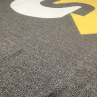Tapis d'entrée personnalisés avec logo, modernes, lavables, en nylon imprimé, antidérapants, avec support en caoutchouc, résistants, pour usage commercial, tapis de sol intérieur
