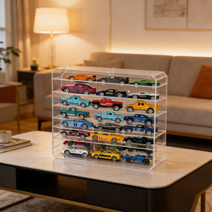 New Acrylic <b>Open</b> Display Case for Fashion Dolls and Model Toys Modern Customized Design Transparent High-End <b>Storage</b> - Product Image 4