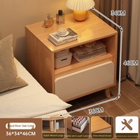 Table de chevet minimaliste moderne, table d'appoint de chambre à coucher avec tiroir, petit organisateur de rangement pour la maison