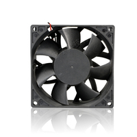 92mm X 38mm 90mm Roulement à billes 12V Ventilateur à flux d'air élevé DC Pression à grande vitesse 9238 Ventilateur de refroidissement à flux axial
