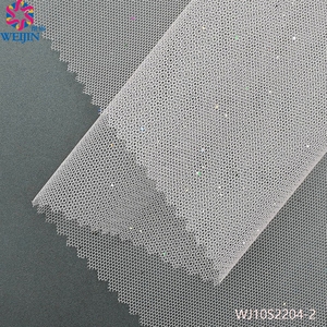 Nouveau tissu à mailles amélioré saupoudré de poudre colorée mousseux <span class=keywords><strong>transparent</strong></span> <span class=keywords><strong>tulle</strong></span> de soie maille tricoté jupe de fil de scène - Product Image 1