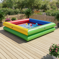 Piscine gonflable personnalisée utilisée pour les parcs aquatiques pour enfants, piscine en PVC, petite piscine à balles et équipement de jeux doux