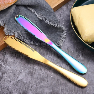 Butter <b>Knife</b> Holes Cheese Dessert <b>Knife</b> Stainless Steel Jam <b>Knife</b> Cutlery Toast Wipe Cream <b>Bread</b> Cheese Cutter Kitchen Tools - Product Image 6