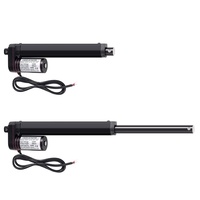 Vérin de levage mécanique à tige de poussée électrique 100N 200N 300N 1500N, vérin hydraulique DC, actionneur linéaire