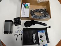 Pomme de douche portable rotative pratique pour la randonnée Excellent espace utilisant un bain de pluie Produit de nettoyage facile