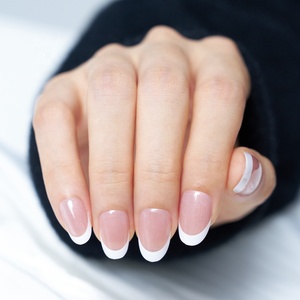 Ennio 32 <span class=keywords><strong>faux</strong></span> <span class=keywords><strong>ongles</strong></span> blancs œil de chat, forme ovale, en PMMA, longue tenue, pour manucure française, couvrance totale - Product Image 4
