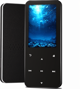 เครื่องเล่นเพลง MP3 หน้าจอสัมผัส LCD ขนาด 1.8 นิ้ว คุณภาพเสียง HiFi หน่วยความจำ 64GB รองรับไฟล์ FLAC/WAV/APE 5.3 สำหรับเด็ก - Product Image 1