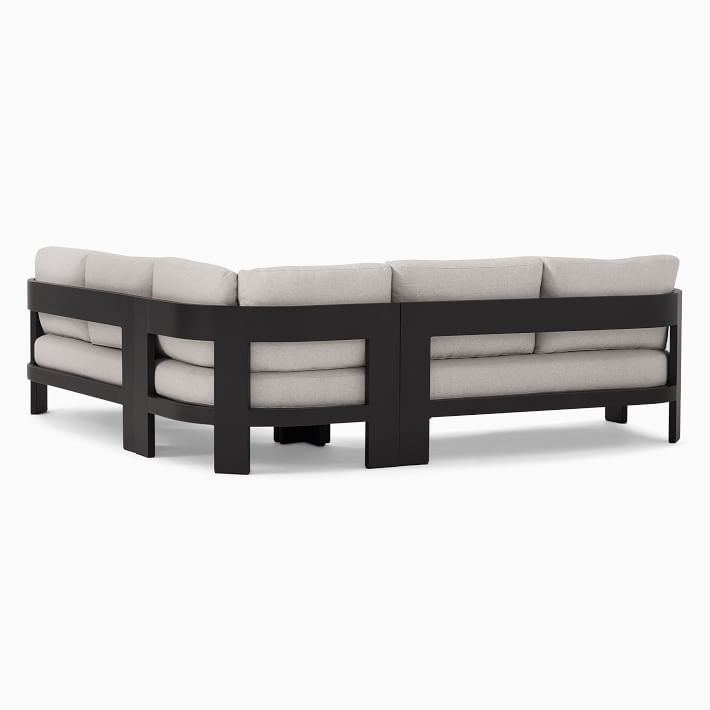 Garden set furniture all weather waterproof maintenance free metal aluminum outdoor sofa