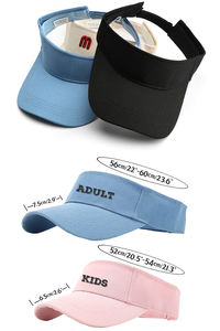 Gorras con Visera Bordadas con Letras Grandes y Curvadas, Protección UV para Deportes al Aire Libre de Verano, con Logotipo Personalizado, Regalos IStapromo - Product Image 6