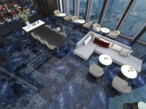 Không tốn kém 750x1500mm cổ điển màu be chống trượt bóng sàn tráng men sứ gạch hiện đại nơi tốt nhất mua gốm VS sứ - Product Image 3