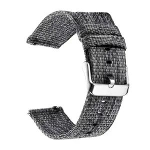 Bracelet en nylon pour <span class=keywords><strong>Samsung</strong></span> Galaxy 46mm 42mm Watch6 3 <span class=keywords><strong>Gear</strong></span> <span class=keywords><strong>S3</strong></span> Active 2 24mm <span class=keywords><strong>Frontier</strong></span> Poignet Sport Tissé pour Huawei Watch Fashion Strap - Product Image 6