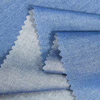 Prix d'usine Tissu denim fin et léger 100% 32S 4.5oz tissé uni pour vestes d'été garçons et filles