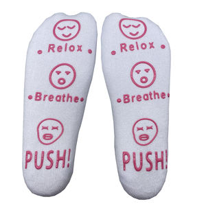 <span class=keywords><strong>Chaussettes</strong></span> de travail antidérapantes tricotées inspirantes pour un usage quotidien <span class=keywords><strong>Chaussettes</strong></span> de <span class=keywords><strong>naissance</strong></span> antidérapantes pour la maternité Grossesse Séjour à l'hôpital - Product Image 4