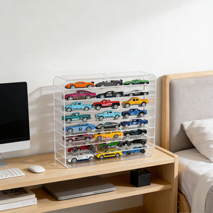 New Acrylic <b>Open</b> Display Case for Fashion Dolls and Model Toys Modern Customized Design Transparent High-End <b>Storage</b> - Product Image 6