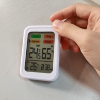 Termometer Digital pabrik grosir HS01 pengukur stroke panas dengan WBGT, pengukur stroke panas Digital dengan suhu dan kelembaban