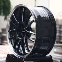 TITAN FORCE 17 18 Zoll 6x139.7 Offroad-Felgen LKW-Räder Maßgefertigte Schmiedefelgen Glanzschwarz mit bearbeiteter Felgenkante für Prado Ford Ranger
