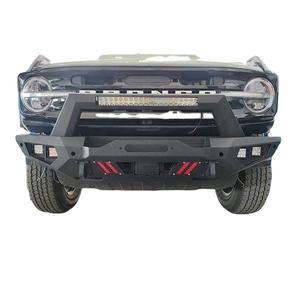 Nouveaux <span class=keywords><strong>accessoires</strong></span> de camionnette <span class=keywords><strong>4x4</strong></span> approvisionnement direct d'usine garde de pare-chocs avant de haute qualité noir de carbone personnalisé pour pour - Product Image 2