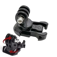 Pengait Putar 360 Derajat dengan Pelepasan Cepat, Dudukan Putar Vertikal untuk GoPro Hero 10 9 8 7 6 5 4 3 2 untuk SJCAM untuk Kamera Xiaomi Yi
