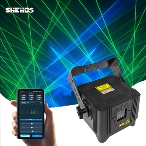 SHEHDS Éclairage laser étanche 3W RGB IP65 avec mode DMX et application pour mariages et événements extérieurs - Product Image 2