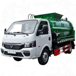Camion de ramassage des déchets de chaîne hôtelière 4x2, modèle moyen de protection environnementale, export, nouveau modèle, camion à ordures de cuisine de 5 mètres cubes - Product Image 1