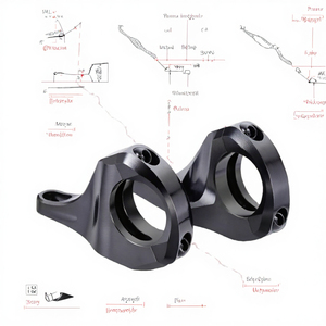 Tige de vélo de route en aluminium pour fourche à double couronne Direct RSX Rise +30, avec collier 31.1-32.5mm et tige de direction 31.8mm, haute résistance, montage direct - Product Image 3