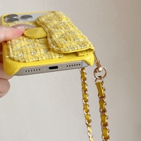 Étui de protection pour téléphone portable en cuir vierge à sublimation avec porte-cartes, design élégant, pour iPhone 17 16 15 14 13 Pro Max