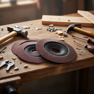 TTAKE for Adhesive Backed Sanding <b>Disc</b> 60 Grit Corundum Abrasive Without Holes for Wood and <b>Metal</b> Grinding - Product Image 3